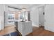 Modern kitchen with large island, stainless steel appliances, and ample counter space at 85 Boulevard Ne, Atlanta, GA 30312