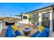 Spacious rooftop deck with seating area and fire pit at 85 Boulevard Ne, Atlanta, GA 30312