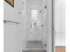 Modern shower with marble tile and glass enclosure at 85 Boulevard Ne, Atlanta, GA 30312