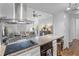 Modern kitchen with stainless steel appliances and granite countertops at 130 26Th Nw St # 804, Atlanta, GA 30309