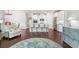 Modern kitchen with white cabinets, granite counters, and island at 113 Overlook Ridge Way, Canton, GA 30114