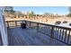 Private deck with built-in fire pit and views at 2709 Richmond Row Dr, Suwanee, GA 30024