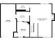 Basement floor plan shows garage, utility room, recreation room, bedroom and bathroom layout at 2976 Bay Berry Sw Dr, Marietta, GA 30008