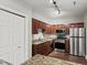 Modern kitchen with stainless steel appliances and granite countertops at 2479 Peachtree Rd # 101, Atlanta, GA 30324