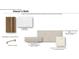 Owner's bath design specs: Morning Side Driftwood cabinet, LV2 MSI-Breve countertop, Pebble Oasis shower floor at 502 Winston Croft Cir # 53, Johns Creek, GA 30022