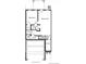 Floor plan showcasing the basement layout with bedroom, media room and storage at 502 Winston Croft Cir # 53, Johns Creek, GA 30022