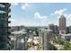 Stunning aerial view of the Midtown Atlanta cityscape, showcasing the building's prime location at 1080 Peachtree Ne St # 2716, Atlanta, GA 30309