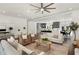 Spacious living room featuring hardwood floors, and an open concept layout at 1432 Mims Sw St, Atlanta, GA 30314