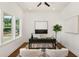 Home office with hardwood floors and plenty of natural light at 1432 Mims Sw St, Atlanta, GA 30314