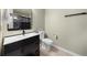 Updated bathroom with a modern vanity and fixtures at 800 Peachtree Ne St # 8607, Atlanta, GA 30308