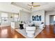 Light-filled living room with hardwood floors and contemporary furniture at 325 E Paces Ferry Ne Rd # 1608, Atlanta, GA 30305