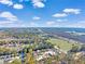 Aerial view showing homes, landscape, and nearby highway at 6034 Regent Mnr, Lithonia, GA 30058