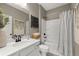 Clean bathroom with white vanity, tub shower combo, and stylish decor at 209 Bastian Dr # 4, Villa Rica, GA 30180