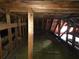 Unfinished attic space with exposed wooden beams and flooring at 1643 Westhaven Sw Dr, Atlanta, GA 30311