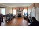 Living room with hardwood floors and a fireplace at 1643 Westhaven Sw Dr, Atlanta, GA 30311