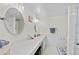 Bright bathroom with double vanity and updated fixtures at 6851 Roswell Rd # F35, Atlanta, GA 30328