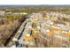 Aerial view of townhome community near Stone Mountain at 5531 Pine Aly, Lithonia, GA 30058