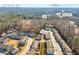 Aerial view of townhome community near I-20 and Walmart at 5531 Pine Aly, Lithonia, GA 30058