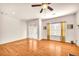 Living area with hardwood floors, french doors and natural light at 5531 Pine Aly, Lithonia, GA 30058