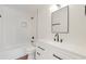 Clean bathroom with white subway tile and modern vanity at 622 Powers Ferry North Se, Marietta, GA 30067