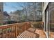 Private deck overlooking wooded area at 622 Powers Ferry North Se, Marietta, GA 30067