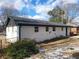 Ranch home with white brick exterior and backyard at 4664 Ryan Rd, Conley, GA 30288