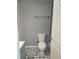 Modern bathroom with gray walls and updated fixtures at 4664 Ryan Rd, Conley, GA 30288