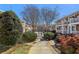 Residential courtyard with trees and walkway at 885 Briarcliff Ne Rd # 21, Atlanta, GA 30306