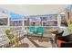 Covered patio with wicker furniture and a view of the building at 885 Briarcliff Ne Rd # 21, Atlanta, GA 30306