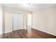 Spacious bedroom with ample closet space and hardwood floors at 226 Collum Nw St, Atlanta, GA 30314