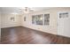 Bright living room featuring hardwood floors and large windows at 226 Collum Nw St, Atlanta, GA 30314