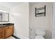 Simple bathroom with toilet and floating shelf at 2855 Peachtree Ne Rd # 115, Atlanta, GA 30305