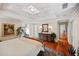 Main bedroom with hardwood floors and built-in dresser at 23 Paces West, Atlanta, GA 30327