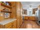 Kitchen with stainless steel appliances and wood cabinets at 3251 Wanda Woods Dr, Atlanta, GA 30340