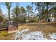 Large backyard with deck and storage sheds at 4163 Citizen Cir, Austell, GA 30106