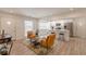 Inviting living space with recessed lights, and views of the updated kitchen at 2649 Santa Barbara Nw Dr, Atlanta, GA 30318