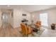 Bright and open living area with views into entryway with welcome decorations at 2649 Santa Barbara Nw Dr, Atlanta, GA 30318