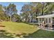 Large backyard with patio and spacious lawn at 1352 Jennie Sw Ln, Lilburn, GA 30047