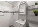 Clean bathroom with a shower/tub combo, and stylish vanity at 1352 Jennie Sw Ln, Lilburn, GA 30047