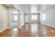 Hardwood floors and an open concept living room with access to other rooms at 1415 Eric Se St, Atlanta, GA 30315