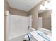 Clean bathroom with a tub and vanity at 2114 Black Oak Ln, Ellenwood, GA 30294