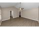 Spacious bedroom with vaulted ceiling, ceiling fan, and hardwood floors at 2114 Black Oak Ln, Ellenwood, GA 30294