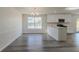 Modern kitchen with white cabinets and an island at 3065 Vineyard Se Way, Smyrna, GA 30082