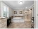 Luxurious bathroom with soaking tub and walk-in shower at 2100 Davis Academy Rd, Rutledge, GA 30663