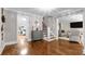 Bright and airy entryway with hardwood floors at 2100 Davis Academy Rd, Rutledge, GA 30663