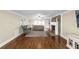 Spacious living room with hardwood floors and fireplace at 2100 Davis Academy Rd, Rutledge, GA 30663