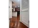Hardwood floor hallway with a view of the kitchen at 250 Pharr Ne Rd # 507, Atlanta, GA 30305