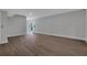 Spacious basement with hardwood floors and access to the outdoors at 3227 Ivanhoe Nw Dr, Atlanta, GA 30327