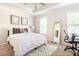 Bright bedroom with a king-size bed and large windows at 1801 Cumberland Valley Pl, Atlanta, GA 30080