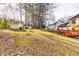 Large backyard with shed and wooded area at 3447 Portsmouth Cir, Stonecrest, GA 30038